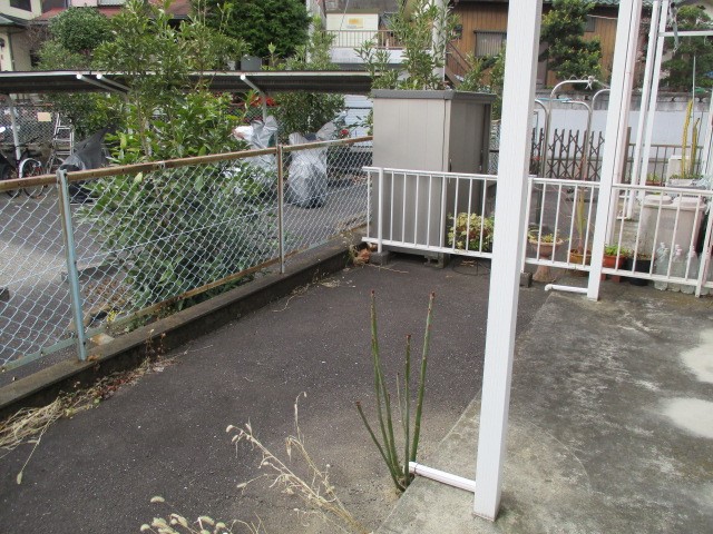 安西ハイツC ベランダ