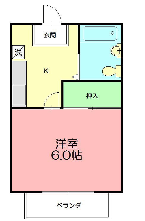 オリエントコーポ高倉 204号室 間取り