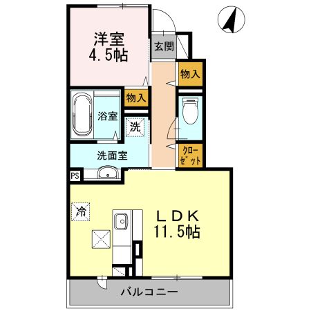 ヴィラコスモス  間取り