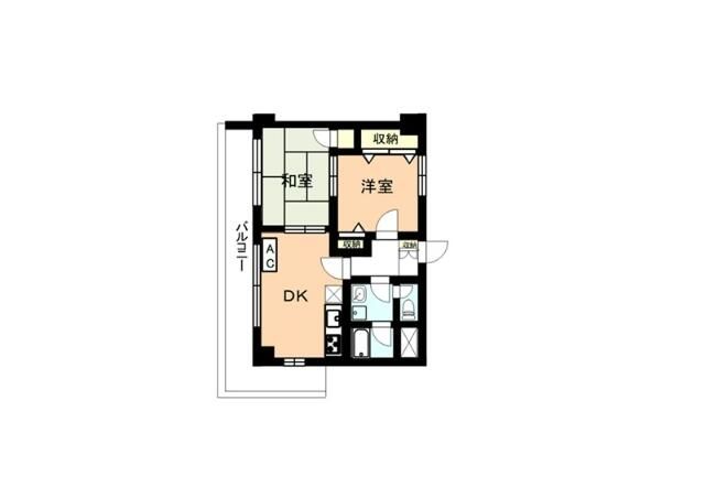 ドミール湘南 201号室 間取り