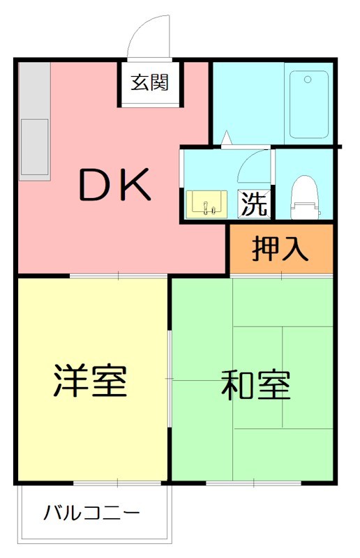 寿ネス１ 201号室 間取り