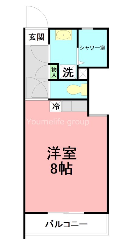 フェニックス厚木 502号室 間取り