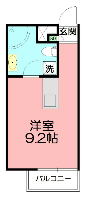 ＲＡＰT   201号室 間取り