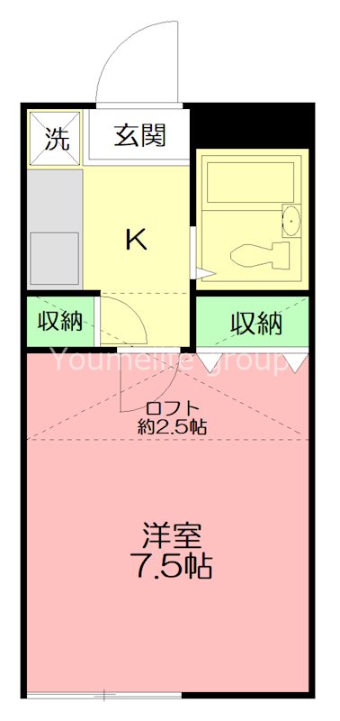 エディフィシオ本厚木 102号室 間取り