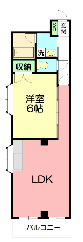 ベルハイツ 405号室 間取り