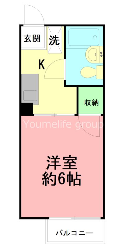シティハイム　セキグチ 202号室 間取り