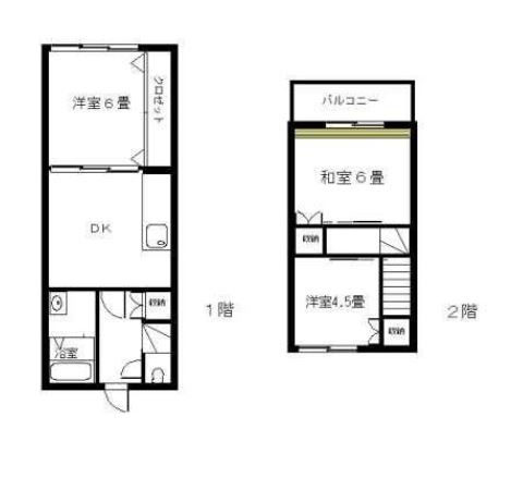 ラカーサ井上 101号室 間取り