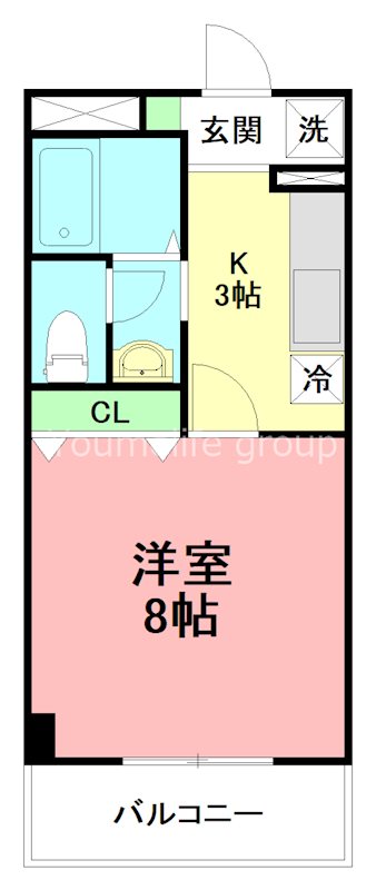リビングタウン厚木 101号室 間取り