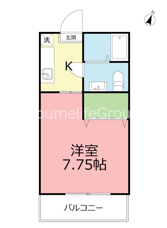 レントラ 102号室 間取り