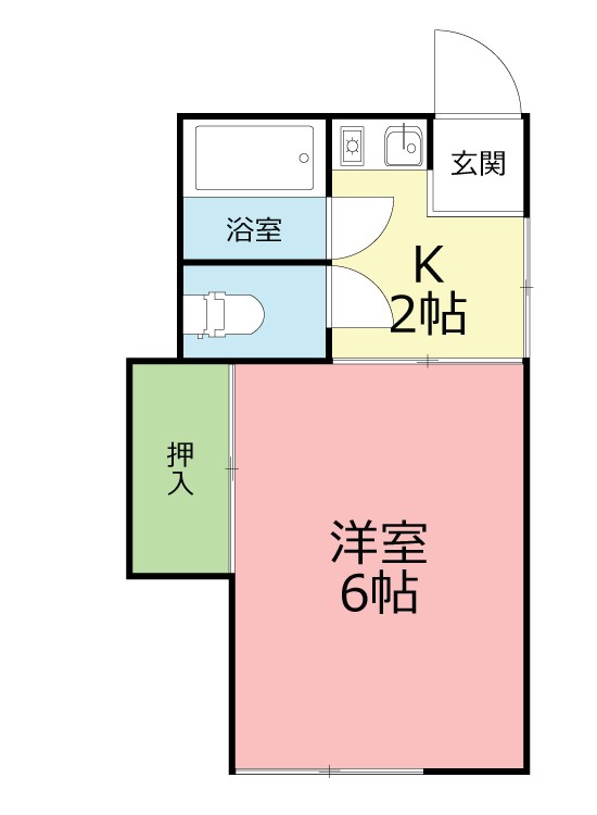 コーポラスサカグチ 間取り