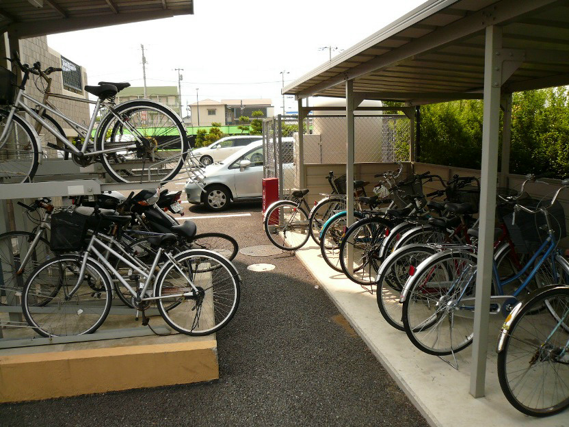 広々とした駐輪場があります スカイグランデ その他1