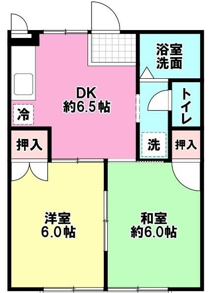 湘南ブルーバーグＢ 102号室 間取り