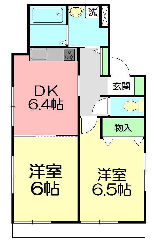 メゾン樹 101号室 間取り