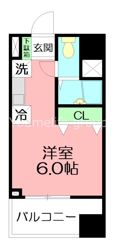 esperanza桜（エスペランササクラ） 203号室 間取り