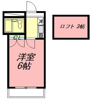 グッドスリー 203号室 間取り