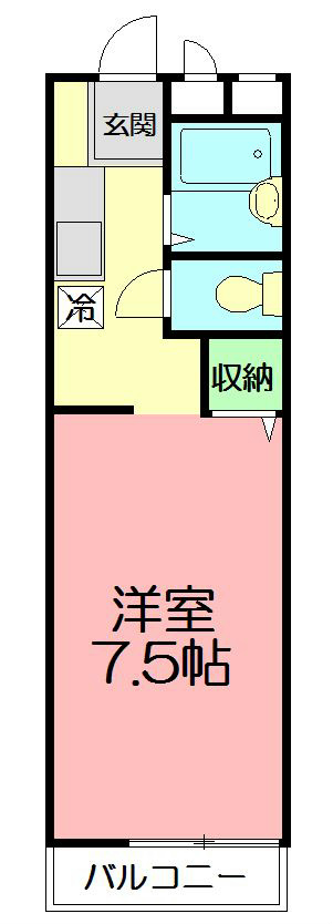セティオ2番館 102号室 間取り