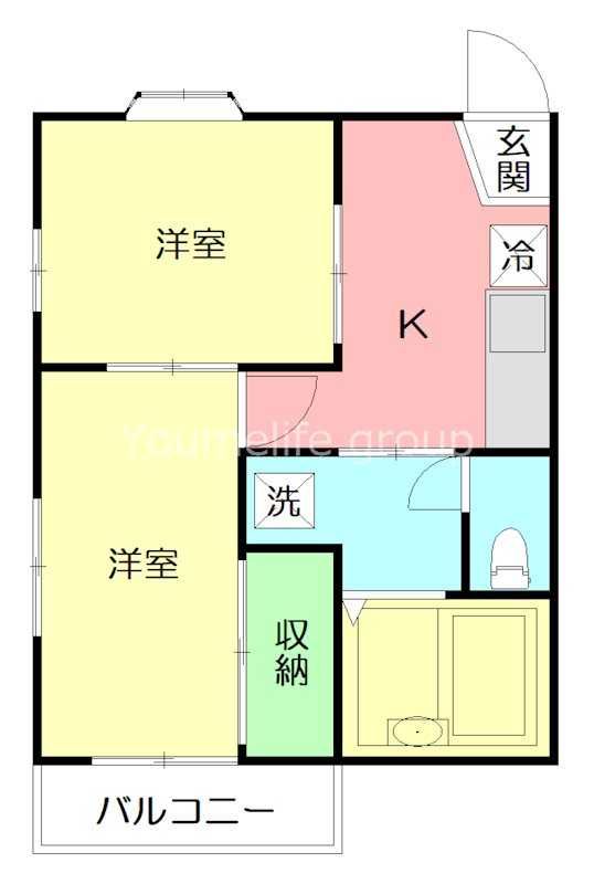 高座渋谷第14レジデンス 203号室 間取り
