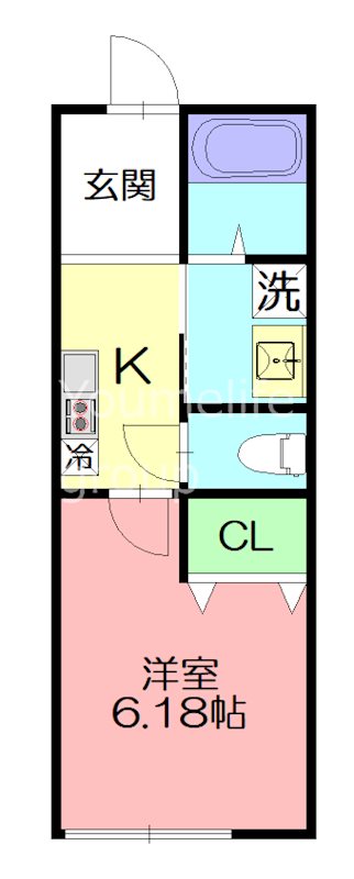 アヴェニール桜台 305号室 間取り