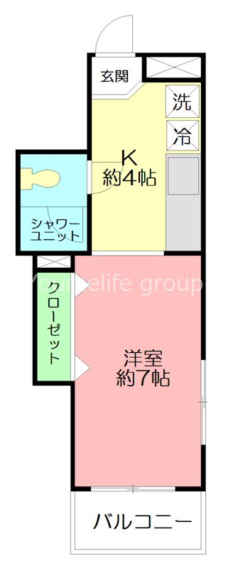 ACEパレスⅠ(エースパレスワン） 106号室 間取り