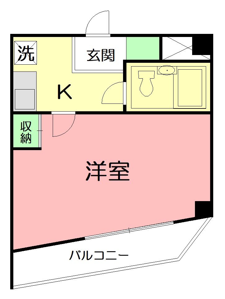 ビューハイツ湘南 306号室 間取り