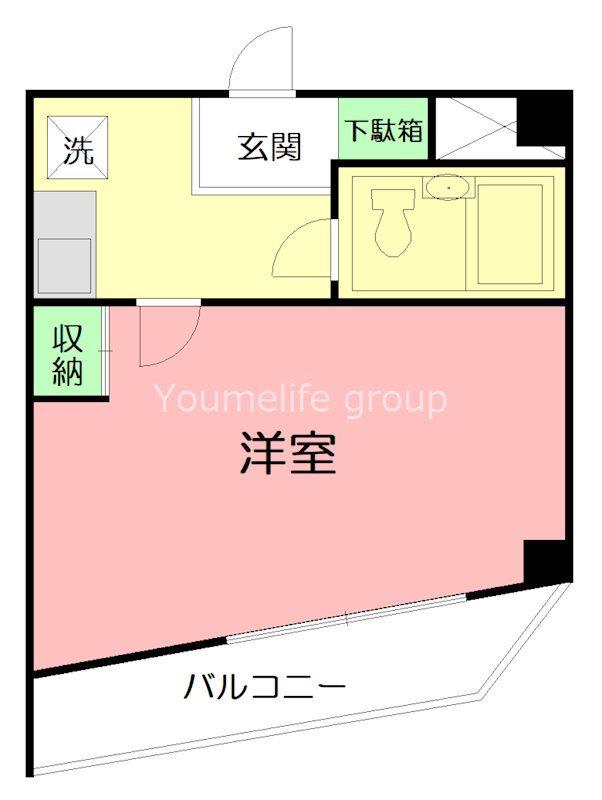 ビューハイツ湘南 306号室 間取り