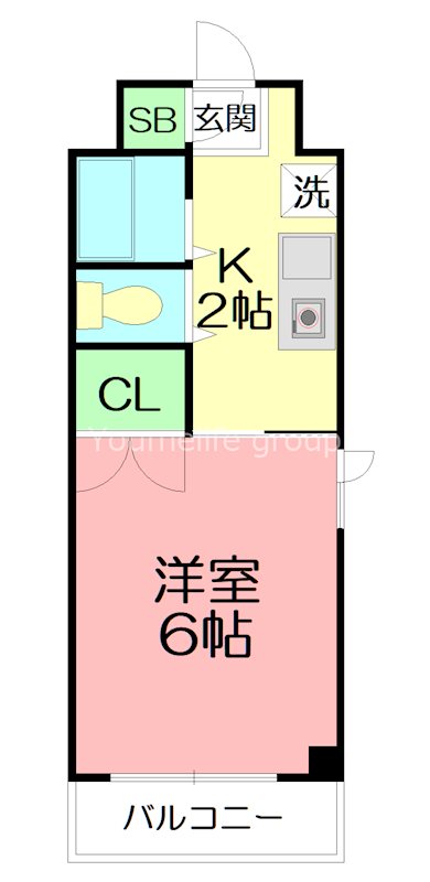 サンビレッジ伊勢原 402号室 間取り
