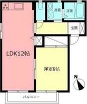 ラ・サカヤB 101号室 間取り