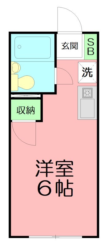 シャ・ノアール 112号室 間取り