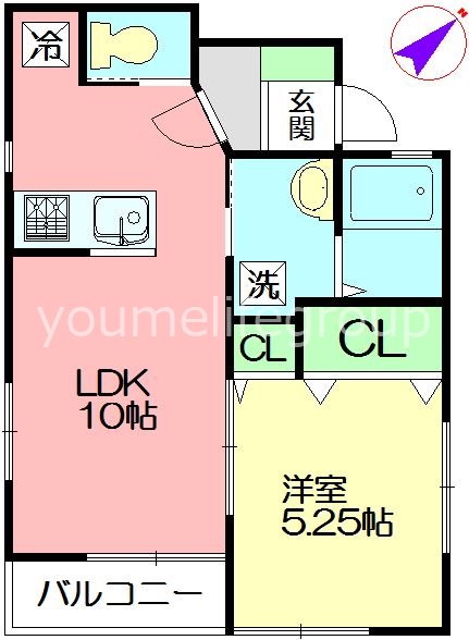 イーグルハウス本鵠沼 101号室 間取り
