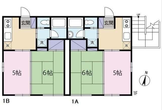 プロスパーハウス １B号室 間取り