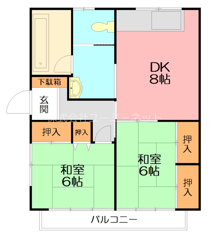 北嶋アパート 間取り