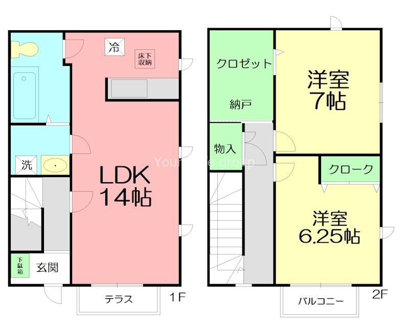 カサベルデ  B号室 間取り