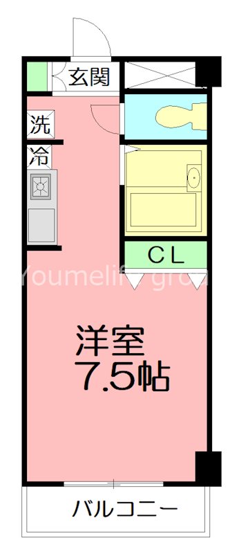 湘南absⅠ 211号室 間取り
