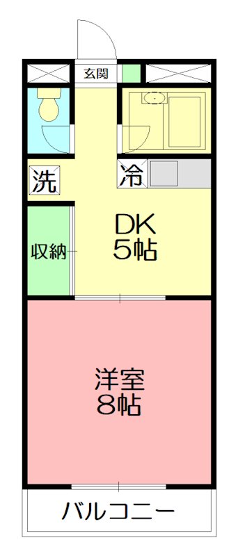 青木ビル 303号室 間取り