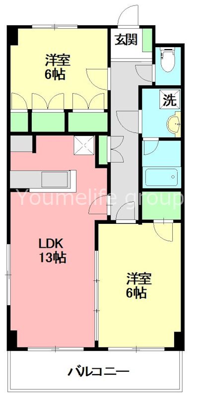 アークス藤沢 301号室 間取り