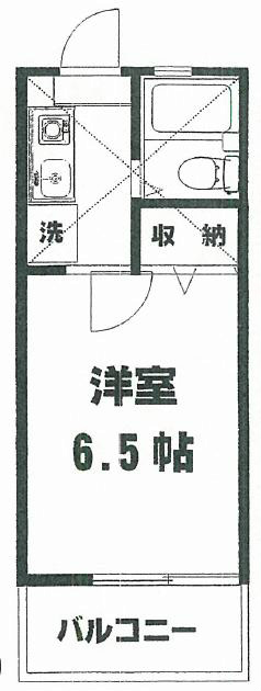 六会グリーンハイツ 205号室 間取り