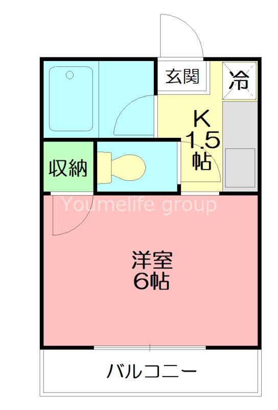 メゾン　プリエール 101号室 間取り