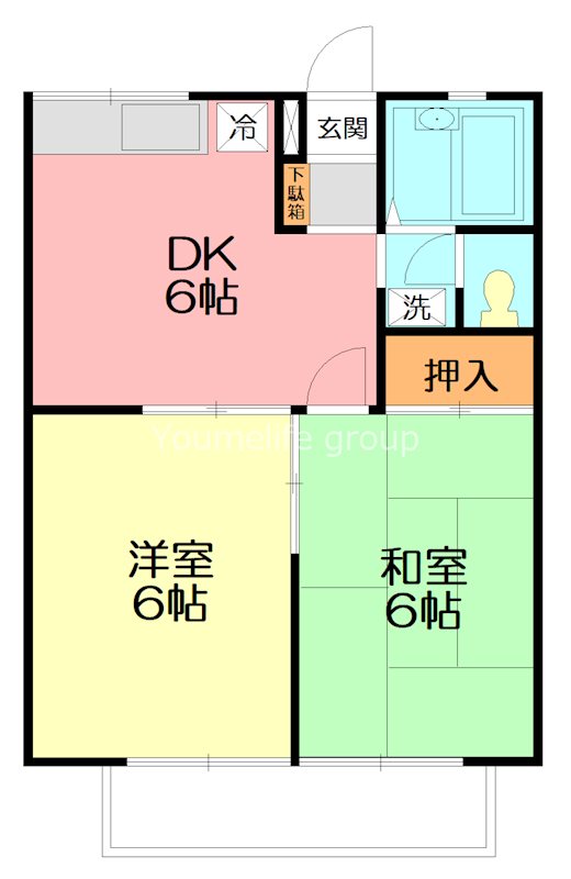 カサヴェルデ大町 105号室 間取り