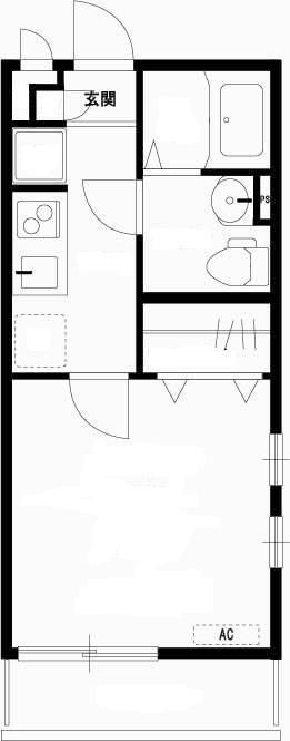 リブリ・bonheur（ボヌール） 201号室 間取り