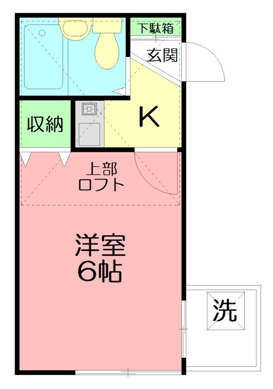 ネプラス戸塚 203号室 間取り