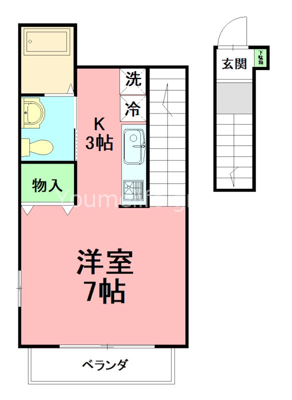 エイトメゾン 204号室 間取り