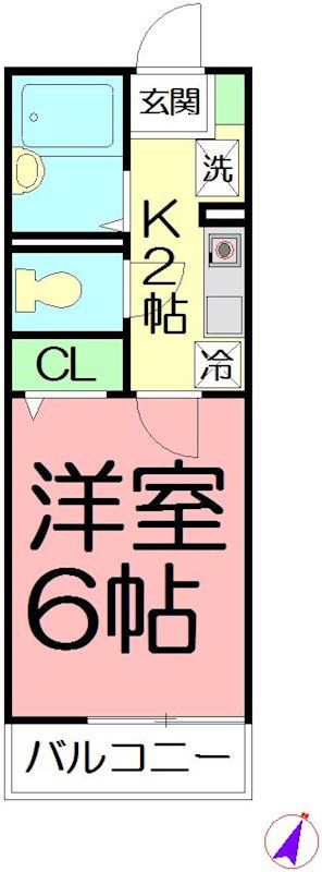 学遊館 102号室 間取り