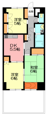 ハイツフェニックス 306号室 間取り
