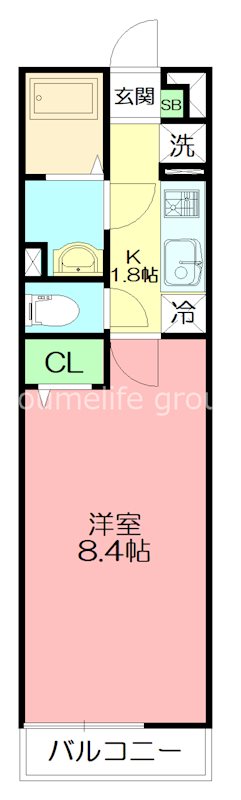 リブリ・B-one鎌倉 202号室 間取り