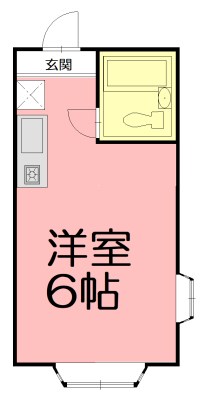 パンシオン善行No.1 104号室 間取り