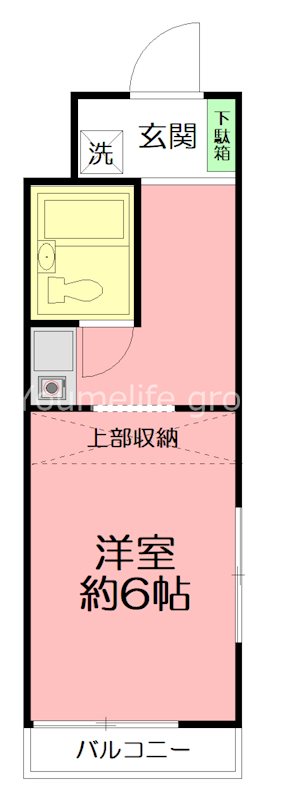 ロイヤルマンション松田 301号室 間取り