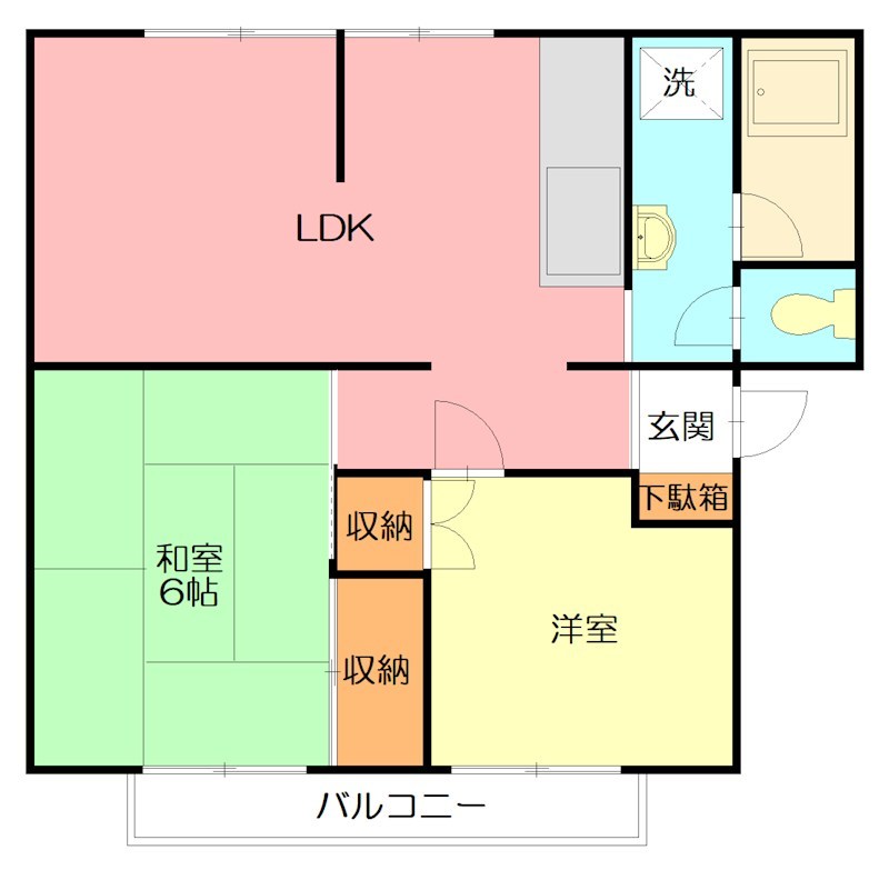 アイレッツM 103号室 間取り