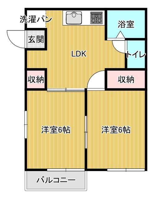 プリマベーラ 202号室 間取り