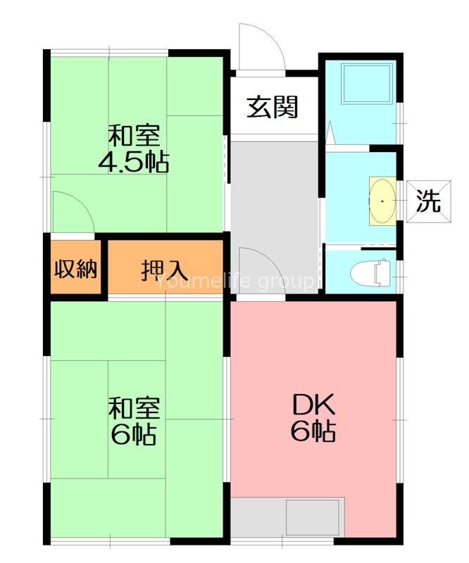 町田貸家 間取り