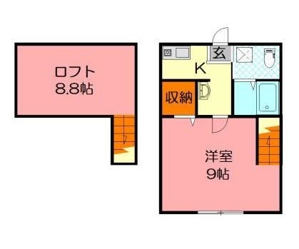 サザンフォレスタ 202号室 間取り